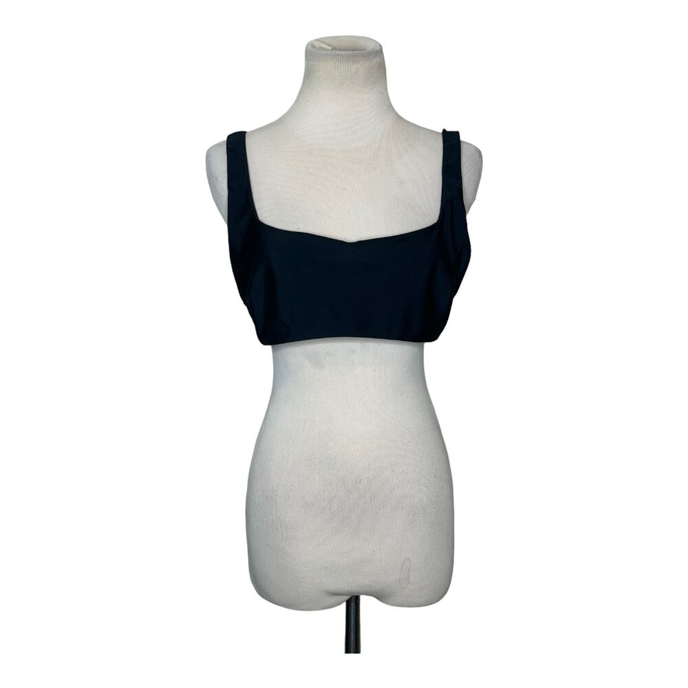 Aerie black bikini top size large